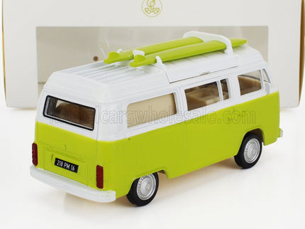 VOLKSWAGEN | T2b CAMPER VAN 1962 | LIGHT GREEN WHITE