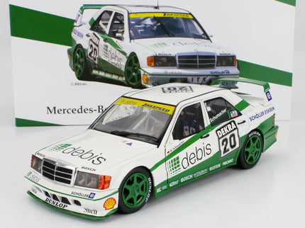Mercedes Benz 190E EVO2 Team Zakspeed Racing N°20 Norisring Race DTM 1991 Michael Schumacher 1:18 Werk83 biela zelená