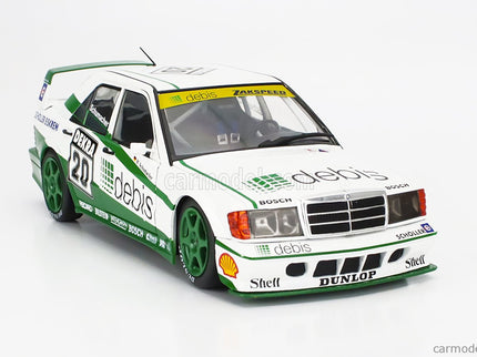 Mercedes Benz 190E EVO2 Team Zakspeed Racing N°20 Norisring Race DTM 1991 Michael Schumacher 1:18 Werk83 biela zelená