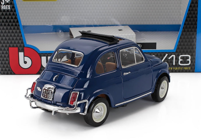 FIAT | 500L OPEN ROOF 1968 | BLUE