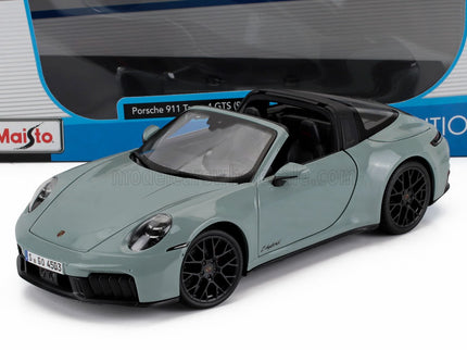 PORSCHE | 911 992-2 TARGA 4 GTS T-HYBRID 2024 | LIGHT GREEN GREY