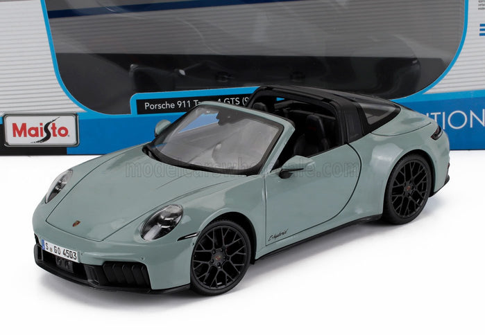 PORSCHE | 911 992-2 TARGA 4 GTS T-HYBRID 2024 | LIGHT GREEN GREY