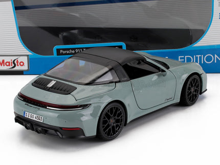 PORSCHE | 911 992-2 TARGA 4 GTS T-HYBRID 2024 | LIGHT GREEN GREY
