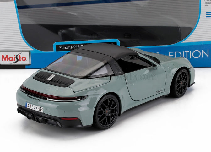 PORSCHE | 911 992-2 TARGA 4 GTS T-HYBRID 2024 | LIGHT GREEN GREY