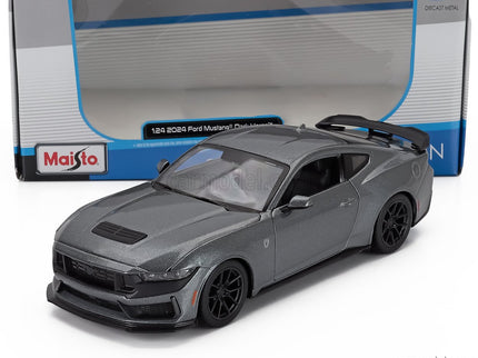 Ford Mustang Dark Horse Coupe 2024 1:24 Maisto sivá