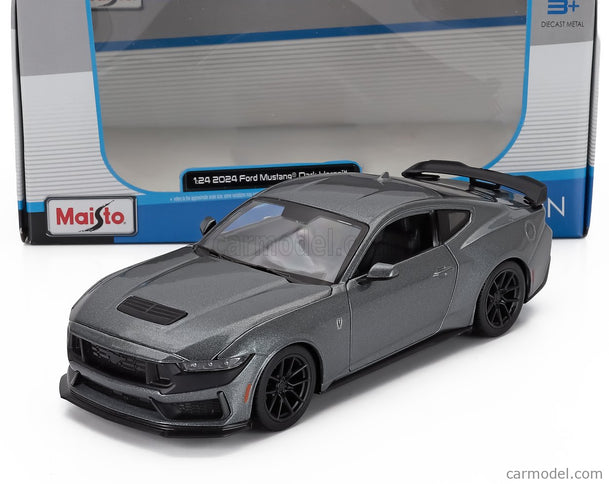 Ford Mustang Dark Horse Coupe 2024 1:24 Maisto sivá