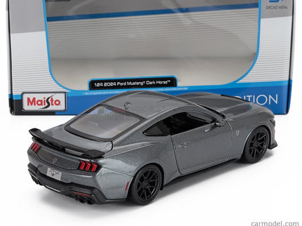 Ford Mustang Dark Horse Coupe 2024 1:24 Maisto sivá