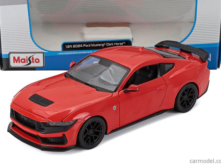 Ford Mustang Dark Horse Coupe 2024 1:24 Maisto červená