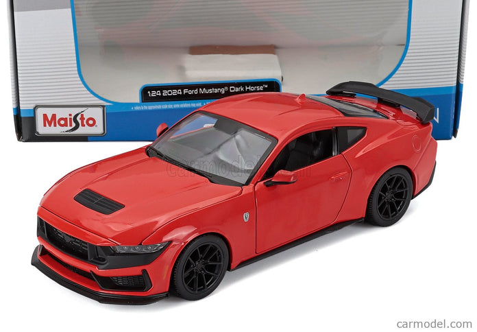 Ford Mustang Dark Horse Coupe 2024 1:24 Maisto červená