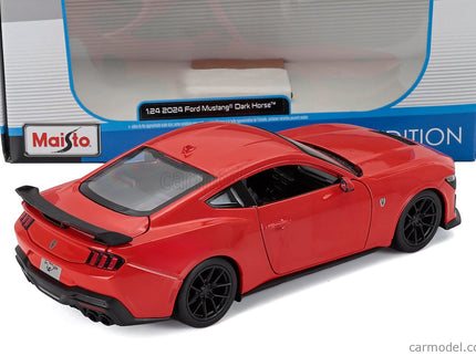 Ford Mustang Dark Horse Coupe 2024 1:24 Maisto červená