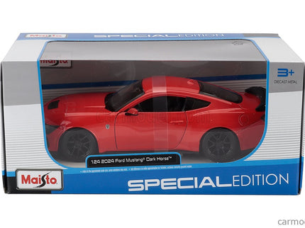 Ford Mustang Dark Horse Coupe 2024 1:24 Maisto červená