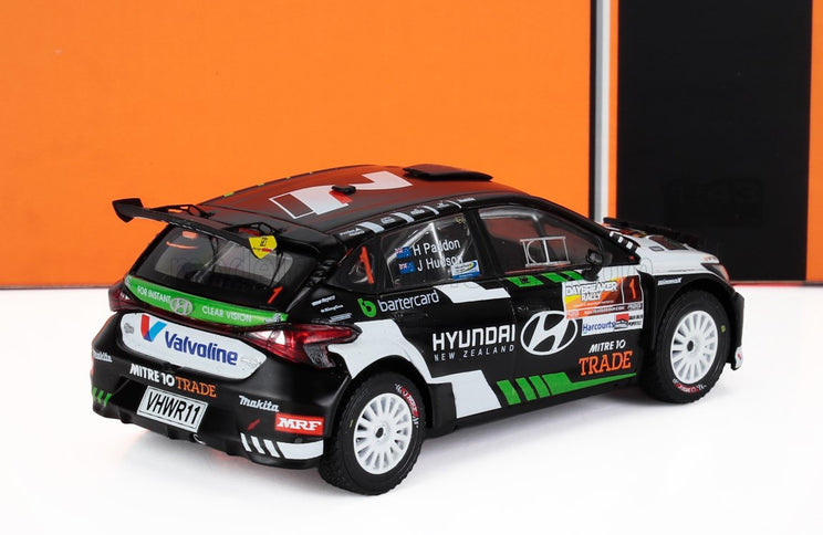 HYUNDAI | i20 N RALLY2 TEAM BRC RACING N 1 WINNER RALLY DAYBREAKER 2024 HAYDEN PADDON - JARED HUDSON | BLACK WHITE GREEN