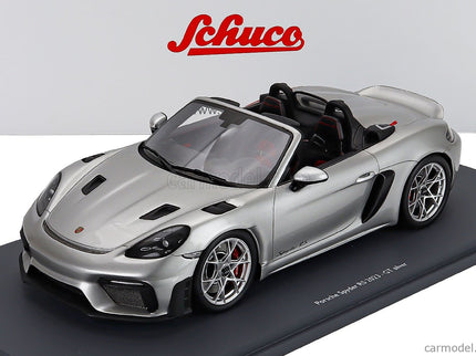 Porsche 718 (982) Spider RS Cabriolet Open 2023 1:18 Schuco strieborná