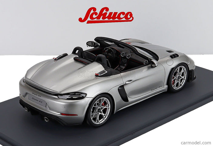 Porsche 718 (982) Spider RS Cabriolet Open 2023 1:18 Schuco strieborná