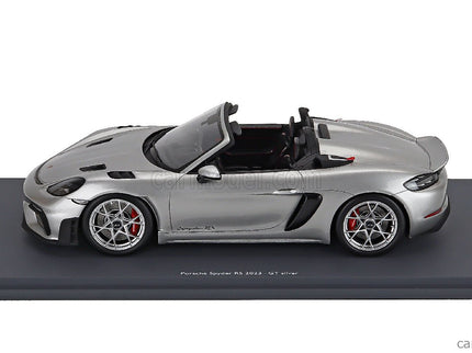 Porsche 718 (982) Spider RS Cabriolet Open 2023 1:18 Schuco strieborná