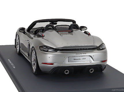 Porsche 718 (982) Spider RS Cabriolet Open 2023 1:18 Schuco strieborná