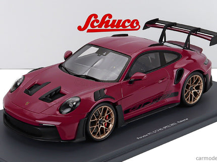 Porsche 911 922 GT3 RS Coupe 2022 1:18 Schuco Ruby červená