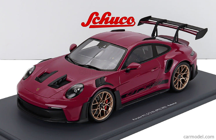 Porsche 911 922 GT3 RS Coupe 2022 1:18 Schuco Ruby červená