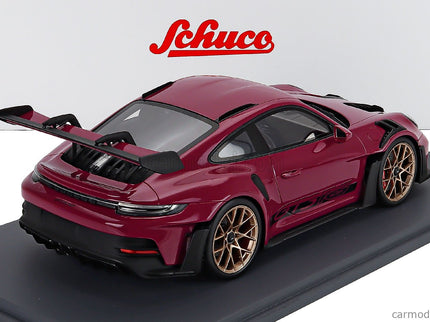 Porsche 911 922 GT3 RS Coupe 2022 1:18 Schuco Ruby červená