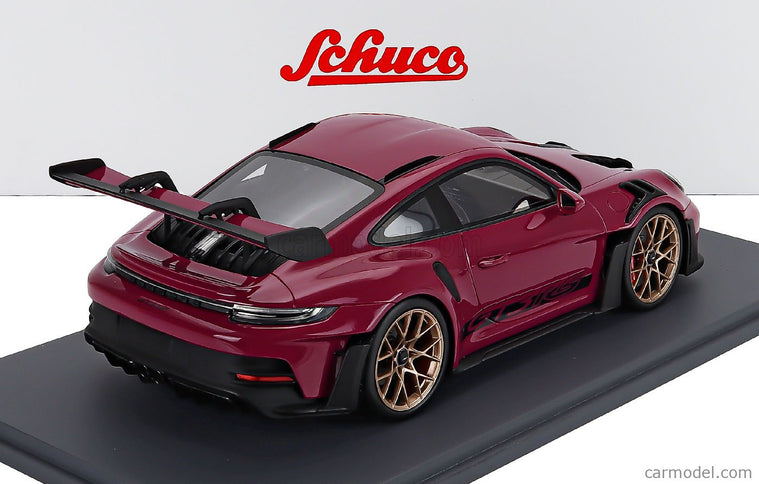 Porsche 911 922 GT3 RS Coupe 2022 1:18 Schuco Ruby červená