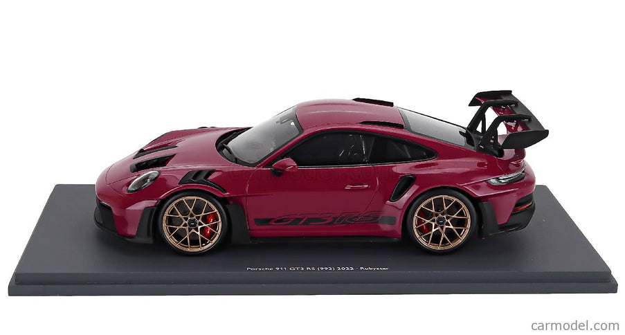 Porsche 911 922 GT3 RS Coupe 2022 1:18 Schuco Ruby červená