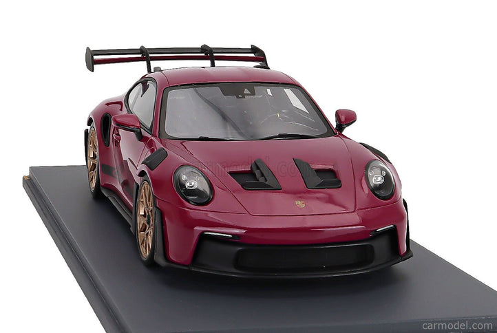 Porsche 911 922 GT3 RS Coupe 2022 1:18 Schuco Ruby červená