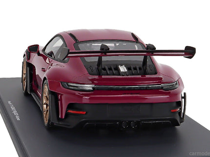 Porsche 911 922 GT3 RS Coupe 2022 1:18 Schuco Ruby červená