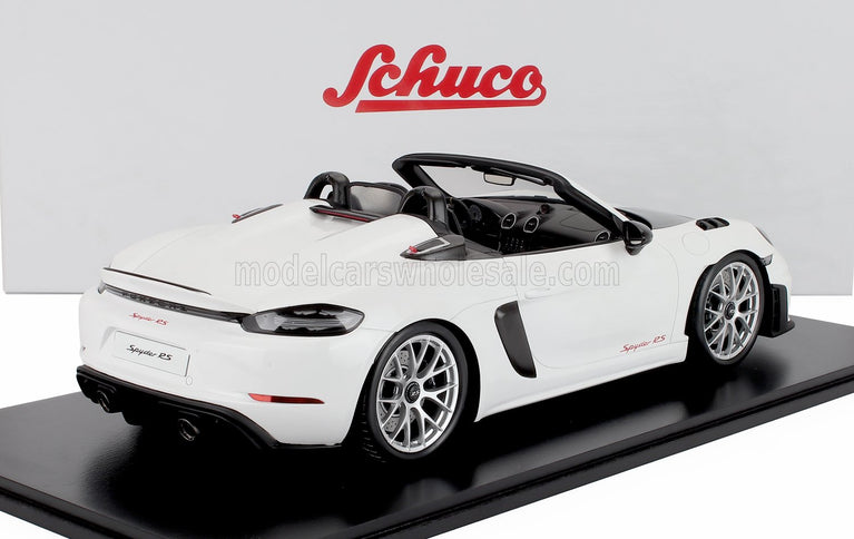 PORSCHE | 718 (982) SPIDER RS CABRIOLET OPEN 2023 | WHITE BLACK