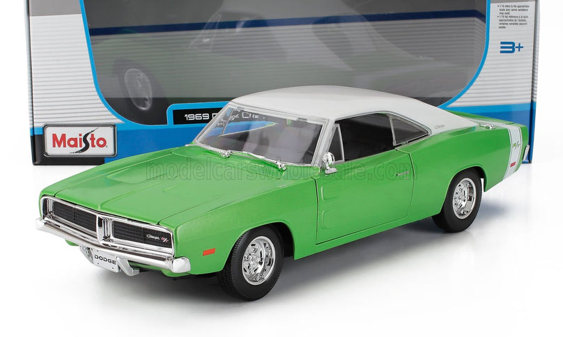 DODGE | CHARGER R/T COUPE 1969 | GREEN WHITE