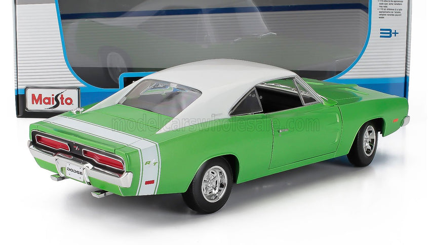 DODGE | CHARGER R/T COUPE 1969 | GREEN WHITE