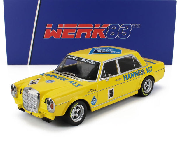 MERCEDES BENZ | 300 SEL 6.8 TEAM HANNEN ALT N 38 HOCKENHEIM 1971 HANS HEYER | YELLOW