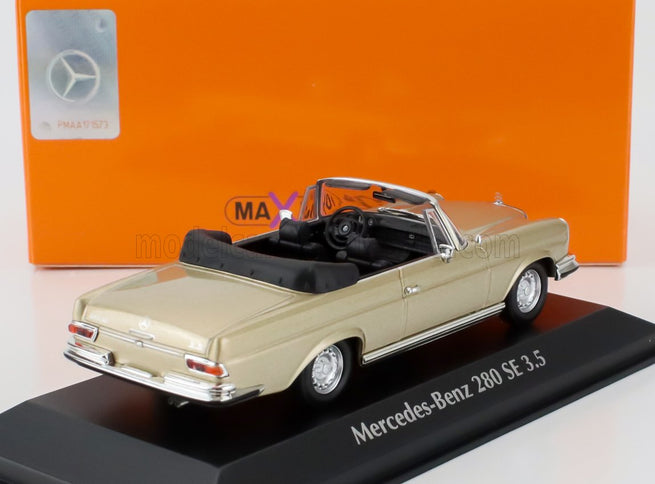 MERCEDES BENZ | S-CLASS 280SE 3.5 (W111) CABRIOLET 1970 | GOLD MET