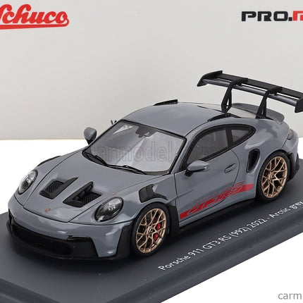 Porsche 911 992 GT3 RS Coupe 2022 1:43 Schuco sivá