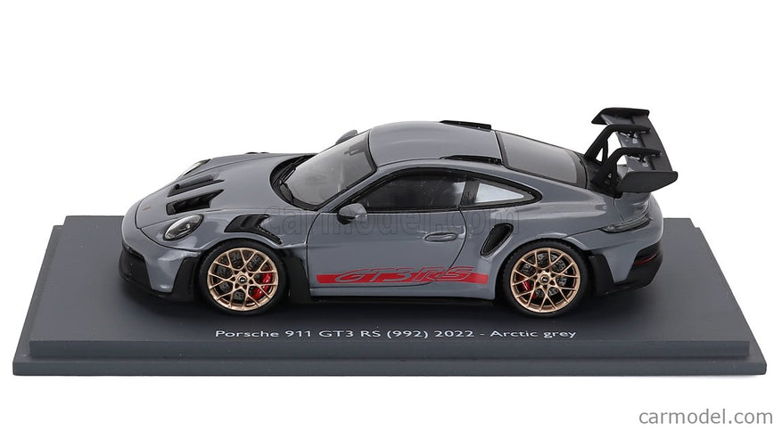 Porsche 911 992 GT3 RS Coupe 2022 1:43 Schuco sivá