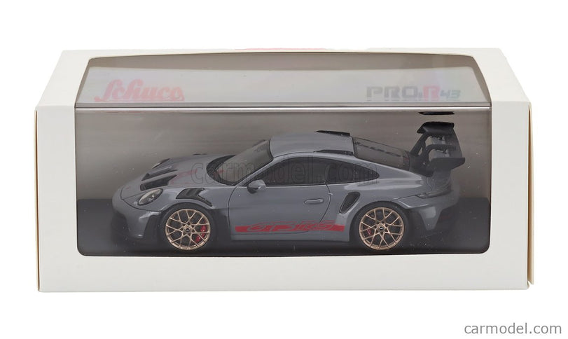 Porsche 911 992 GT3 RS Coupe 2022 1:43 Schuco sivá