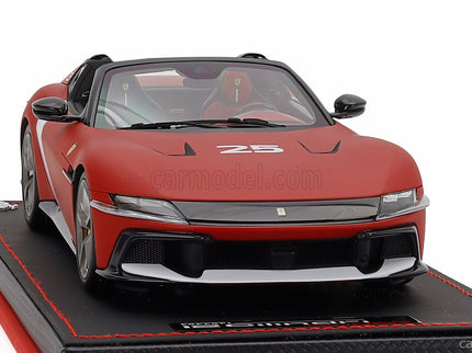 Ferrari 12CILINDRI V12 830cv Spider Open N°25 2025 1:18 MR Models červená Racing - matná červená biela