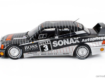 Mercedes Benz 190E 2.5 16V EVO2 Team AMG Motorenbau Gmbh N°3 Champion DTM Sezóna 1992 Klaus Ludwig 1:18 Werk83 sivá čierna biela