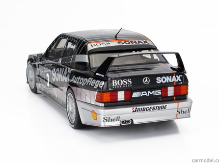 Mercedes Benz 190E 2.5 16V EVO2 Team AMG Motorenbau Gmbh N°3 Champion DTM Sezóna 1992 Klaus Ludwig 1:18 Werk83 sivá čierna biela