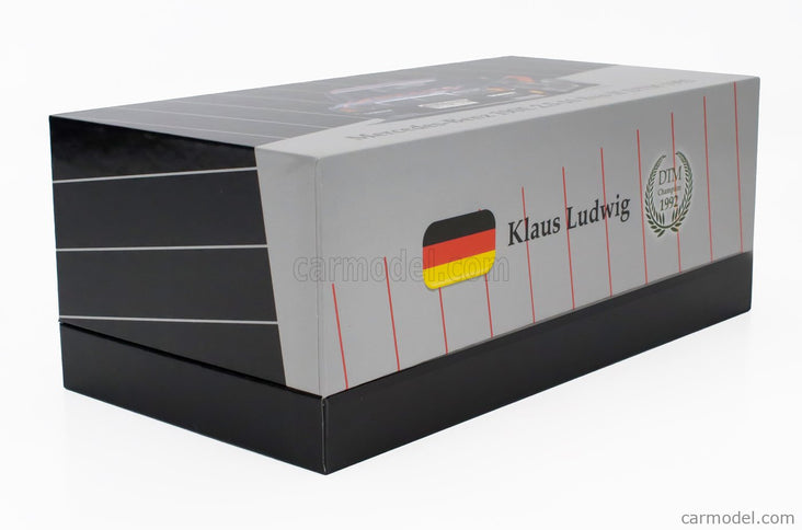 Mercedes Benz 190E 2.5 16V EVO2 Team AMG Motorenbau Gmbh N°3 Champion DTM Sezóna 1992 Klaus Ludwig 1:18 Werk83 sivá čierna biela