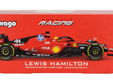 Ferrari F1 SF-23 Team Scuderia Ferrari HP N°44 Fiorano 2025 Lewis Hamilton 1:18 Bburago červená čierna