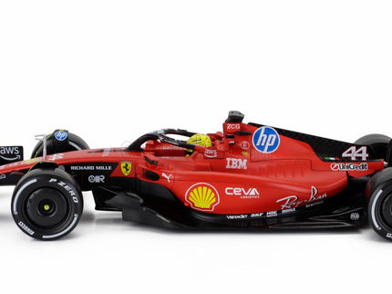 Ferrari F1 SF-23 Team Scuderia Ferrari HP N°44 Fiorano 2025 Lewis Hamilton 1:18 Bburago červená čierna