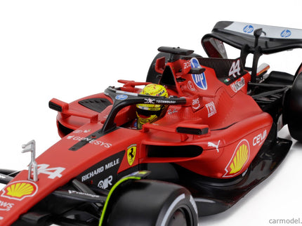 Ferrari F1 SF-23 Team Scuderia Ferrari HP N°44 Fiorano 2025 Lewis Hamilton 1:18 Bburago červená čierna