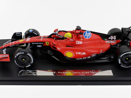 Ferrari F1 SF-23 Team Scuderia Ferrari HP N°44 Fiorano 2025 Lewis Hamilton 1:18 Bburago červená čierna