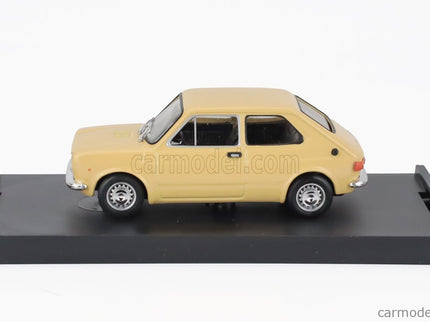 Fiat 127 1-SERIES 1971 - Black Interior 1:43 Brumm žltá Tahiti - žltá
