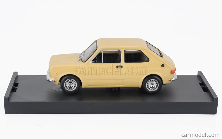 Fiat 127 1-SERIES 1971 - Black Interior 1:43 Brumm žltá Tahiti - žltá