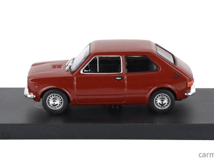Fiat 127 1-SERIES 1971 - Black Interior 1:43 Brumm červená Sierra - červená