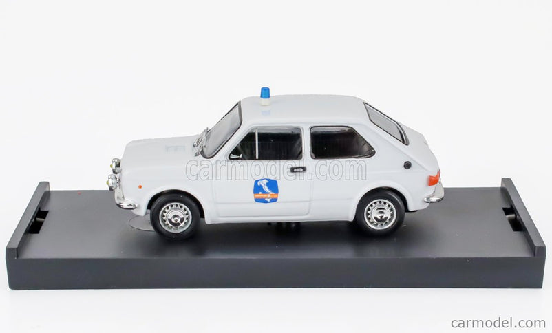 Fiat 127 1-SERIES Societa' Autostrade Como-Chiasso 1971 1:43 Brumm biela