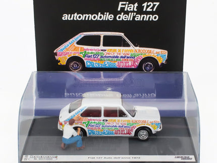 Fiat 127 1-SERIES 1972 - Automobile Dell'anno 1972 1:43 Brumm biela