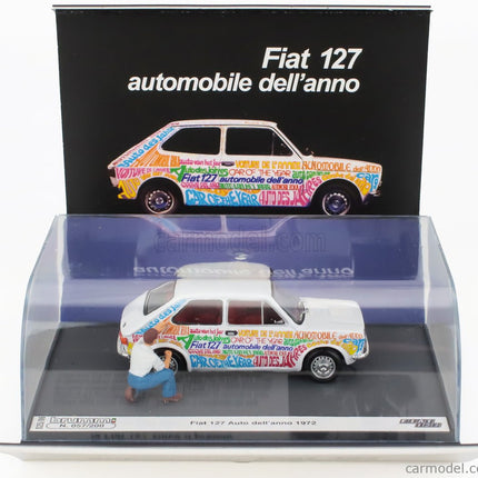 Fiat 127 1-SERIES 1972 - Automobile Dell'anno 1972 1:43 Brumm biela