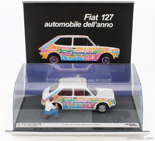 Fiat 127 1-SERIES 1972 - Automobile Dell'anno 1972 1:43 Brumm biela